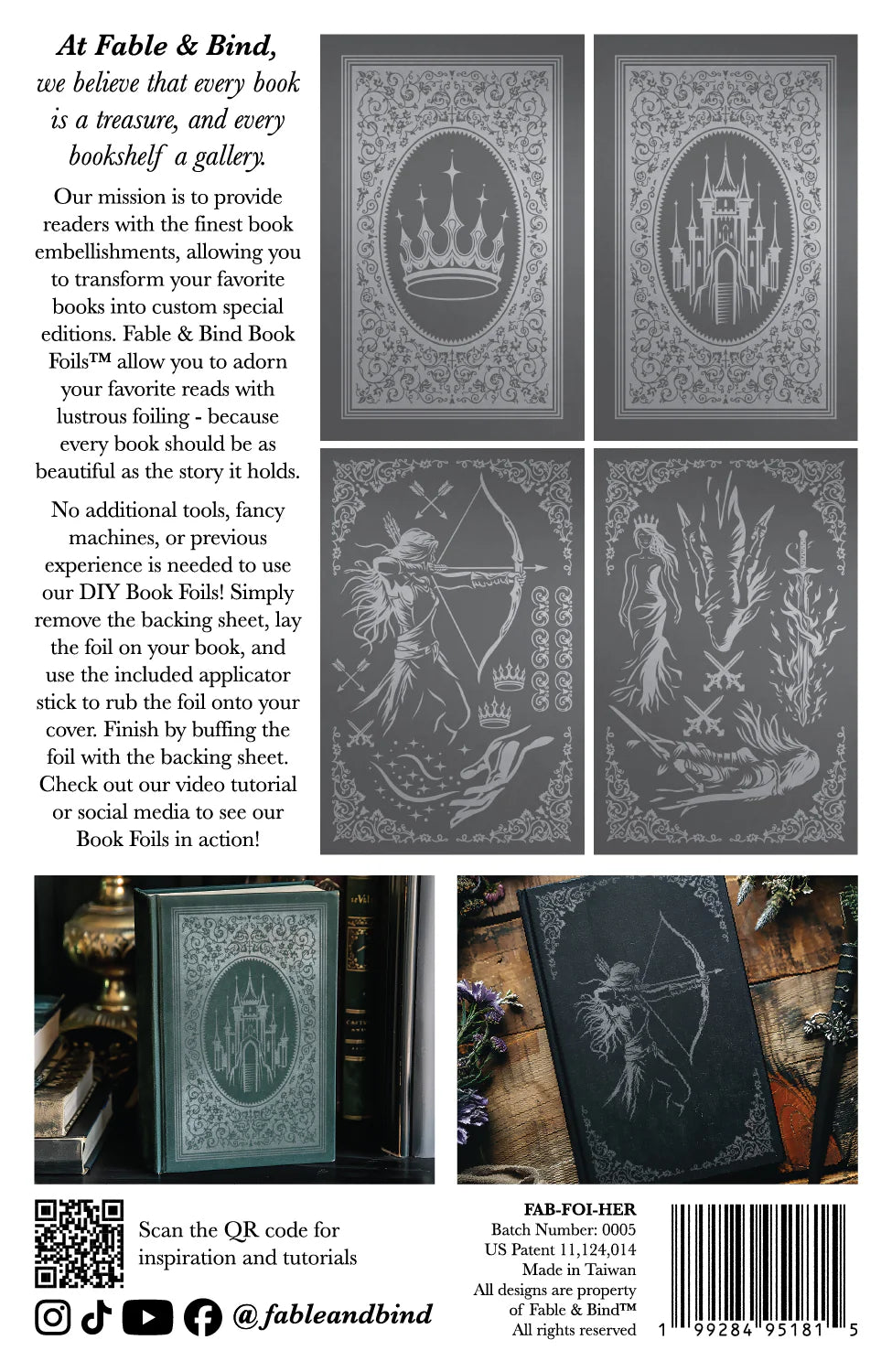 The Heroine Fable & Bind Book Foil™